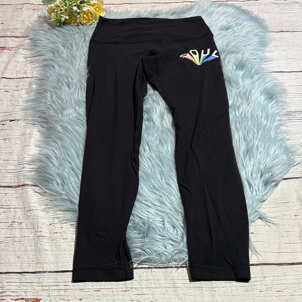 Lululemon X Soulcycle Align II Nulu Black Leggings sz 6